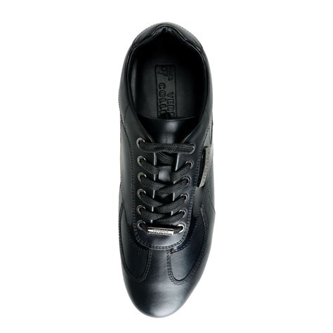 versace collection black shoes